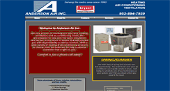 Desktop Screenshot of andersonairmn.com